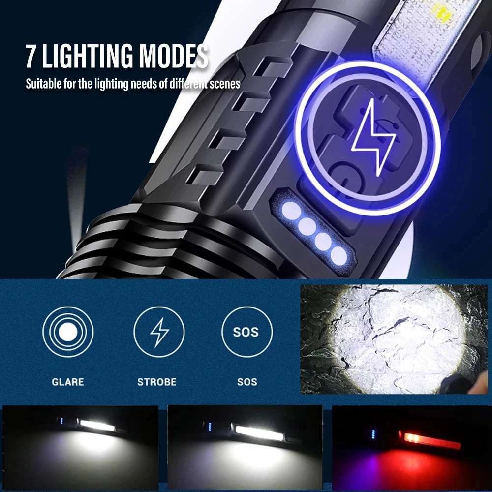 Powerful LED Flashlight Rechar – Fishing Light recenzja i cena