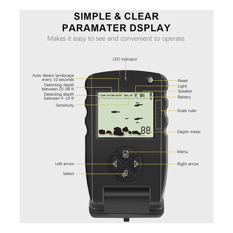 New Portable Fish Finder, Ice  – Fishing Depth Finder recenzja i cena