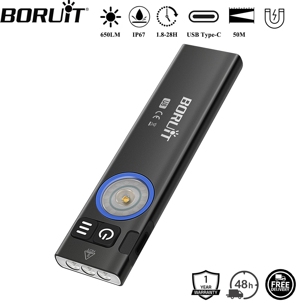 BORUiT U8 650LM EDC LED Flashl – Fishing Light recenzja i cena