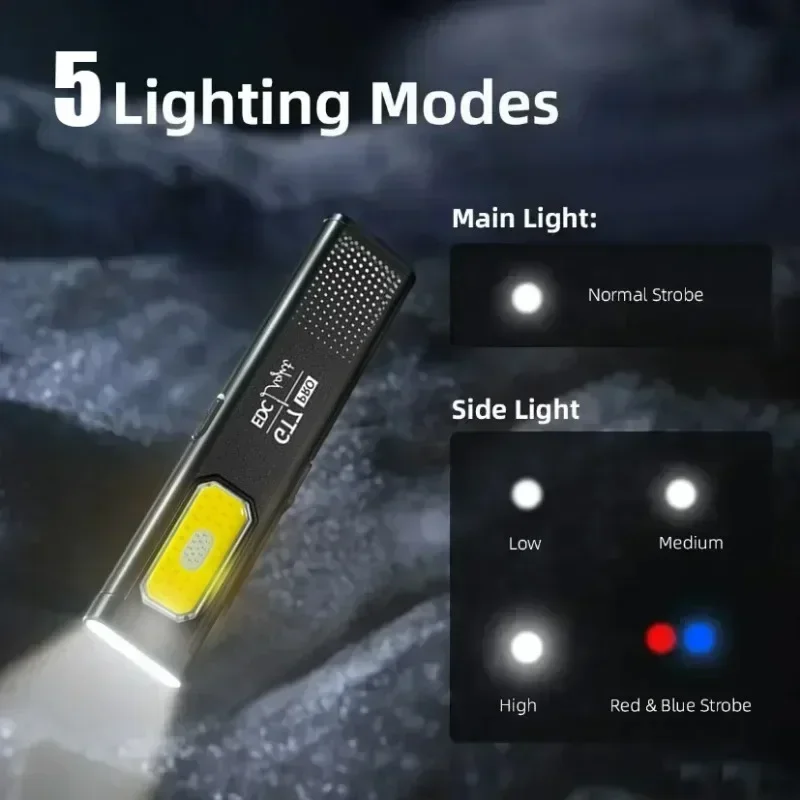 Mini LED Flashlight USB C Rech – Fishing Light recenzja i cena