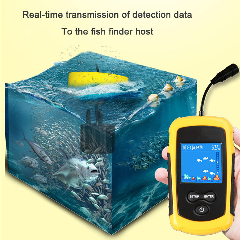 100M Wired Color Screen Portab – Fish Finder Cable recenzja i cena