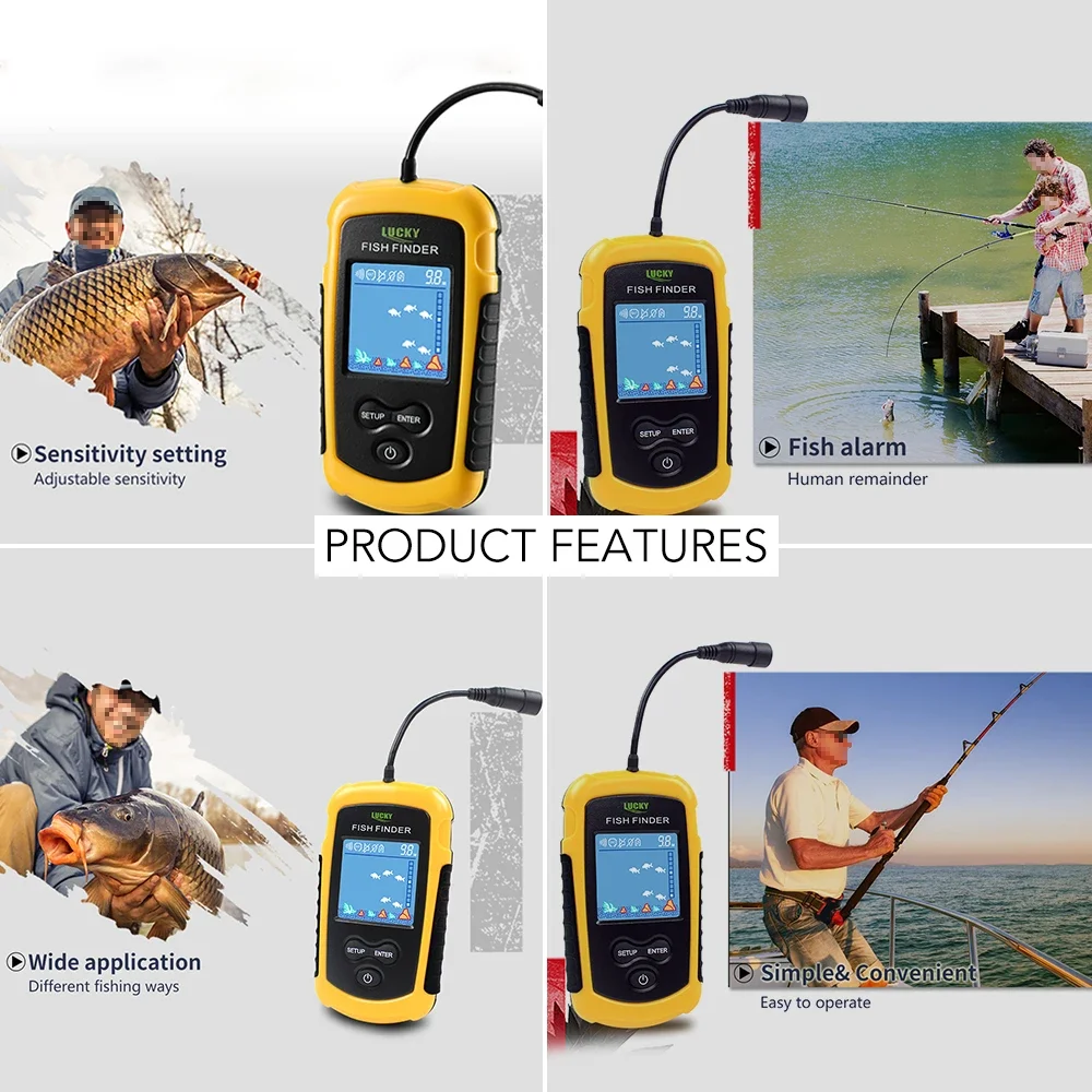 Lucky LCD Color Screen Portabl – Fishing Depth Finder recenzja i cena