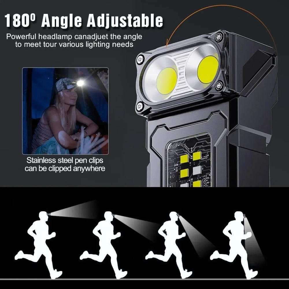 180° Rotatable LED Flashlight  – Fishing Light recenzja i cena