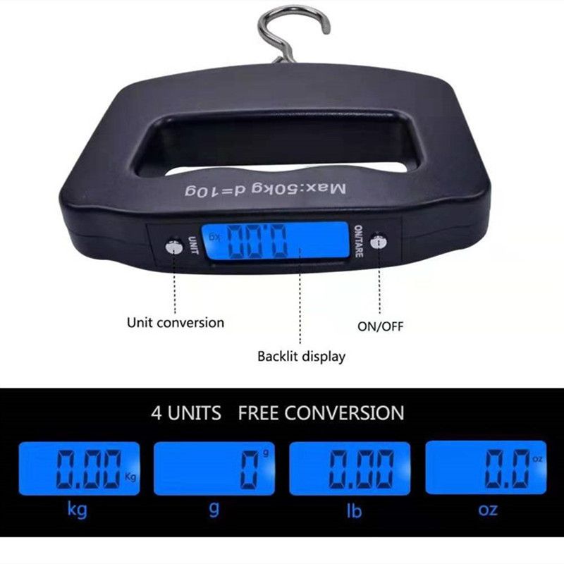50kg Digital Fishing Scale Han – Fish Finder Battery recenzja i cena
