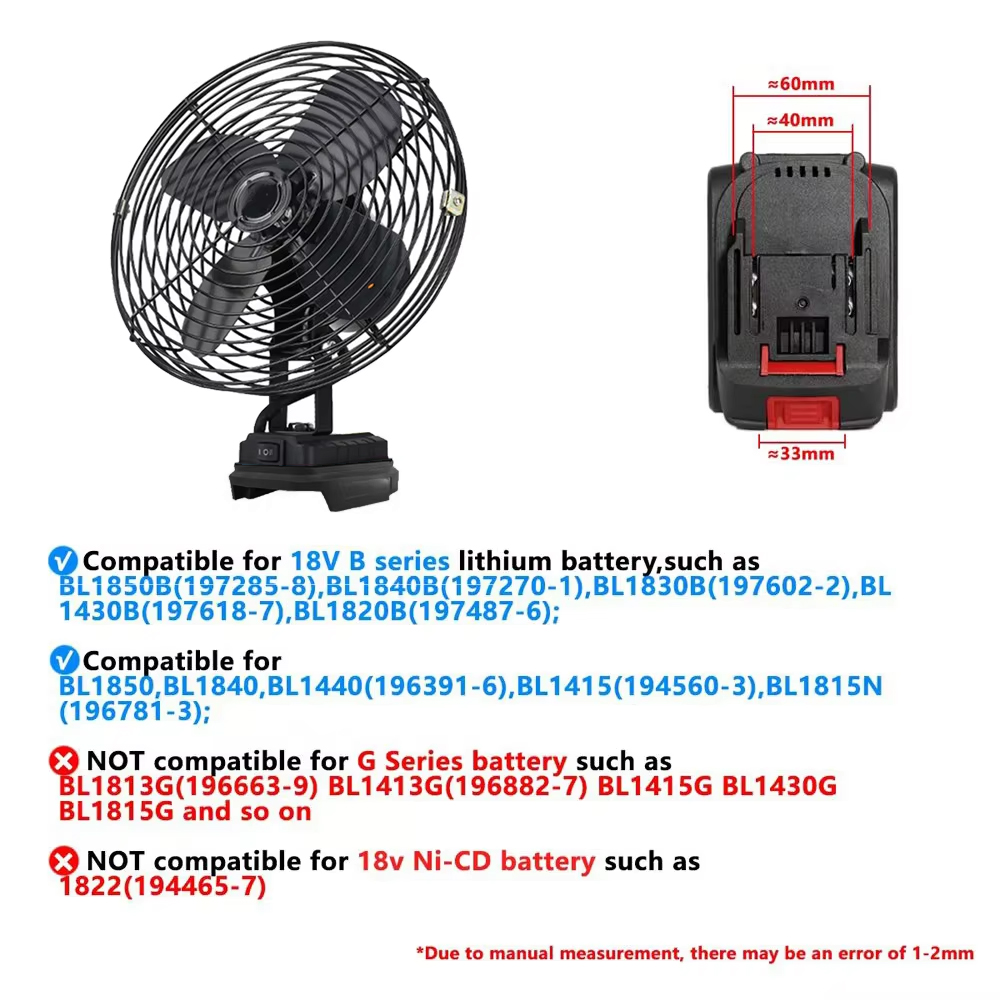 6/8In Camping Fan Outdoor Fish – Fish Finder Battery recenzja i cena