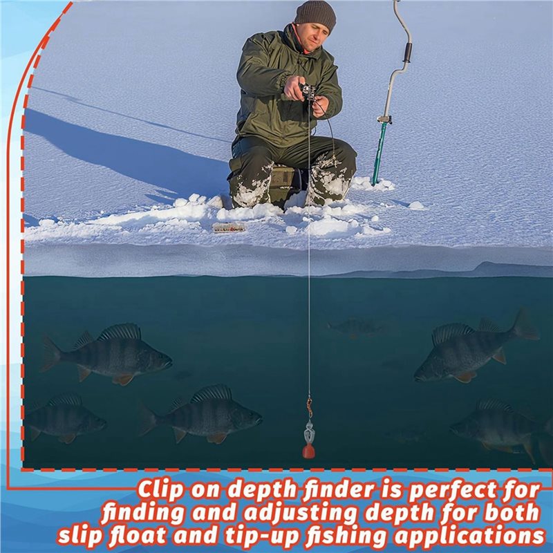 Clip-On Water Deep Gauge Instr – Fishing Depth Finder recenzja i cena