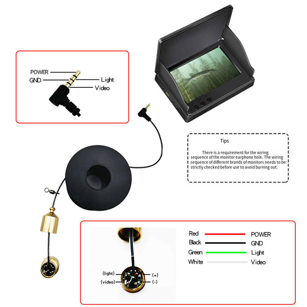 1pc Underwater Fishing Camera  – Fishing Depth Finder recenzja i cena