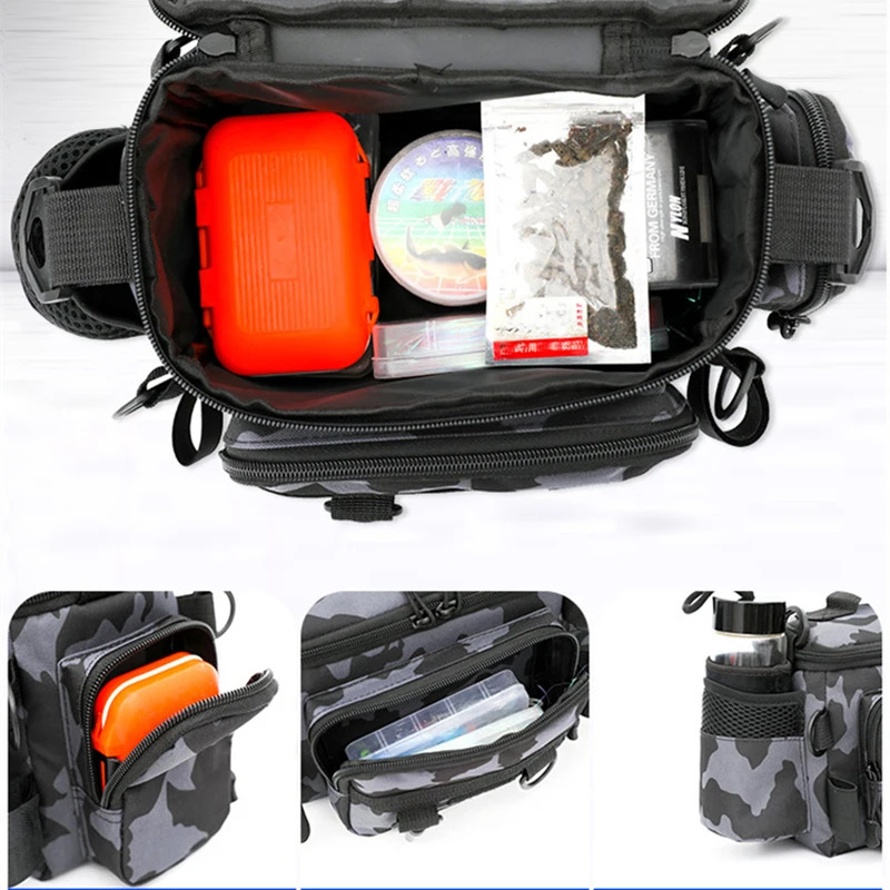 Black Fishing Tackle Shoulder  – Fish Finder Case recenzja i cena