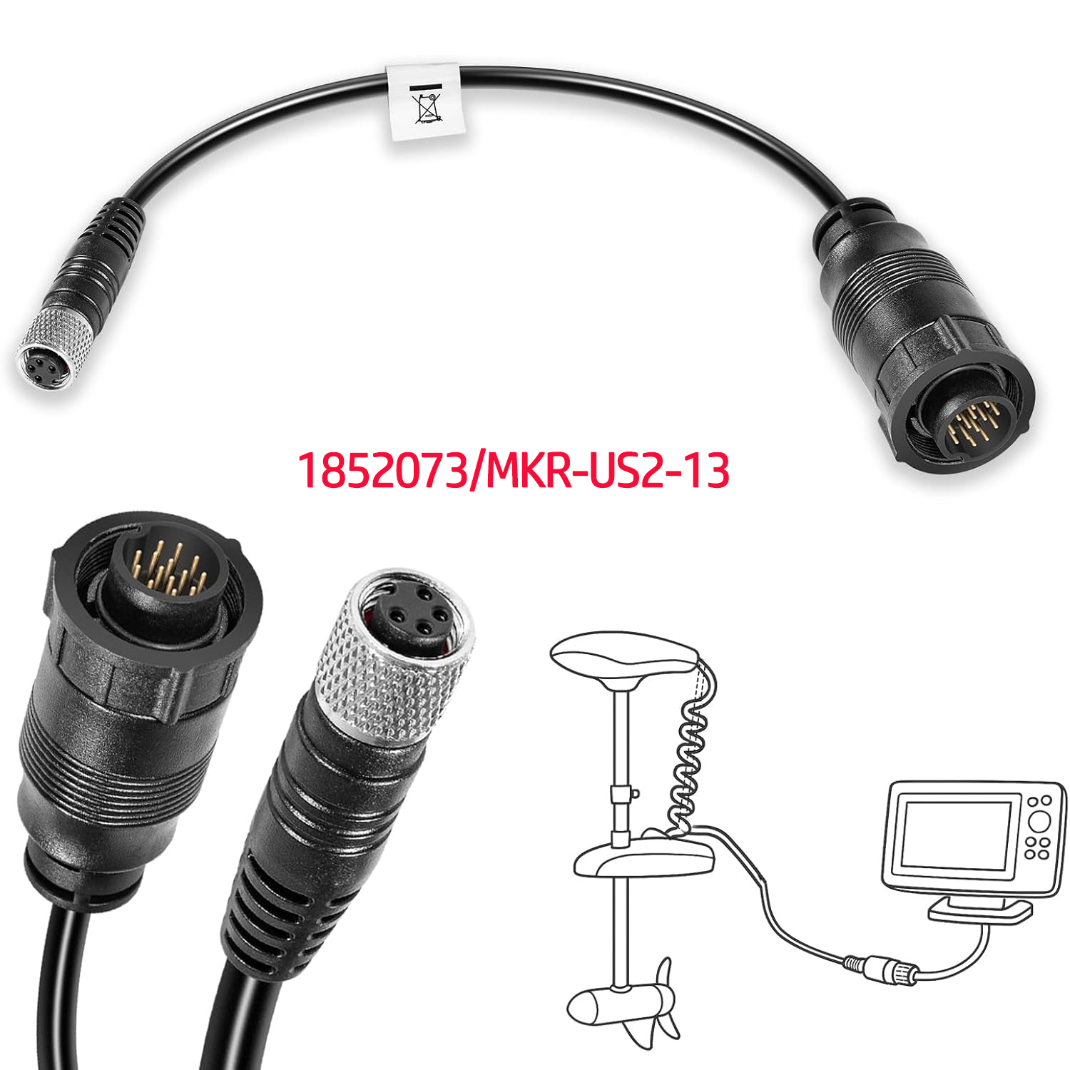 For Minn Kota MKR-US2-13 Unive – Fish Finder Cable recenzja i cena