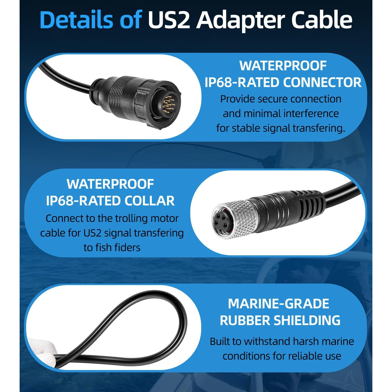For Minn Kota MKR-US2-13 Unive – Fish Finder Cable recenzja i cena