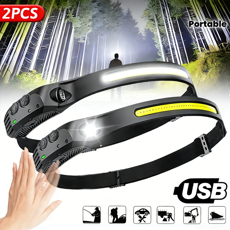 LED Sensor Headlamp Built-in B – Fish Finder Battery recenzja i cena
