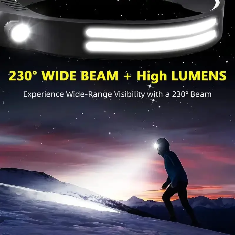 LED Sensor Headlamp Built-in B – Fish Finder Battery recenzja i cena