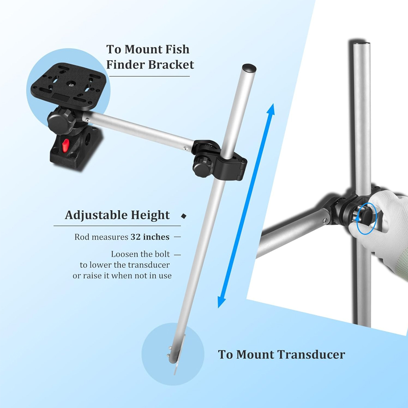 360° Rotation ,Marine Fish Fin – Fish Finder Transducer recenzja i cena