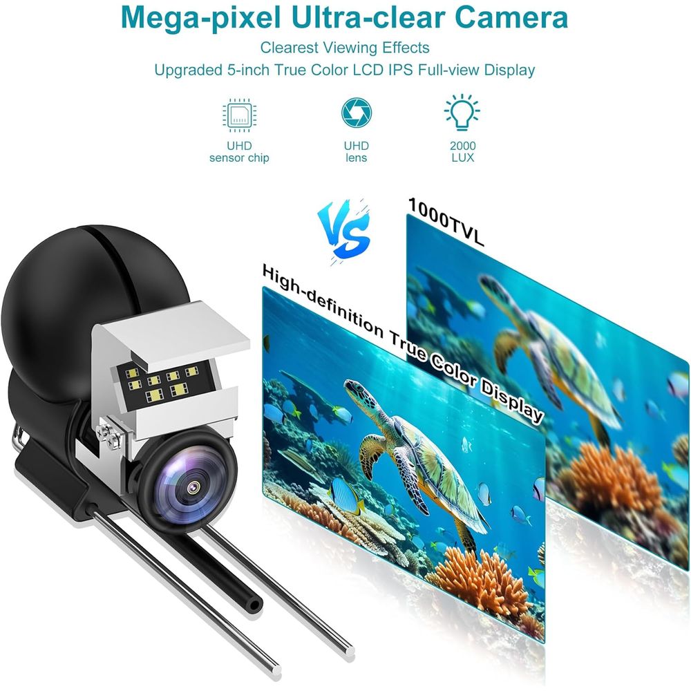 5 HD LCD Portable Fish Finder  – Fish Finder Cable recenzja i cena