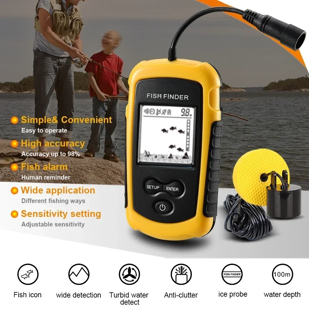 Wireless Sonar Detection Fish  – Fish Finder Cable recenzja i cena