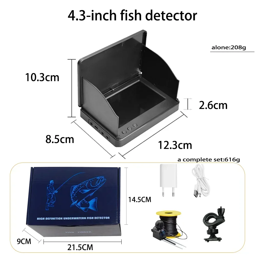 YS43A 4.3-inch Fish Detector U – Fish Finder Battery recenzja i cena