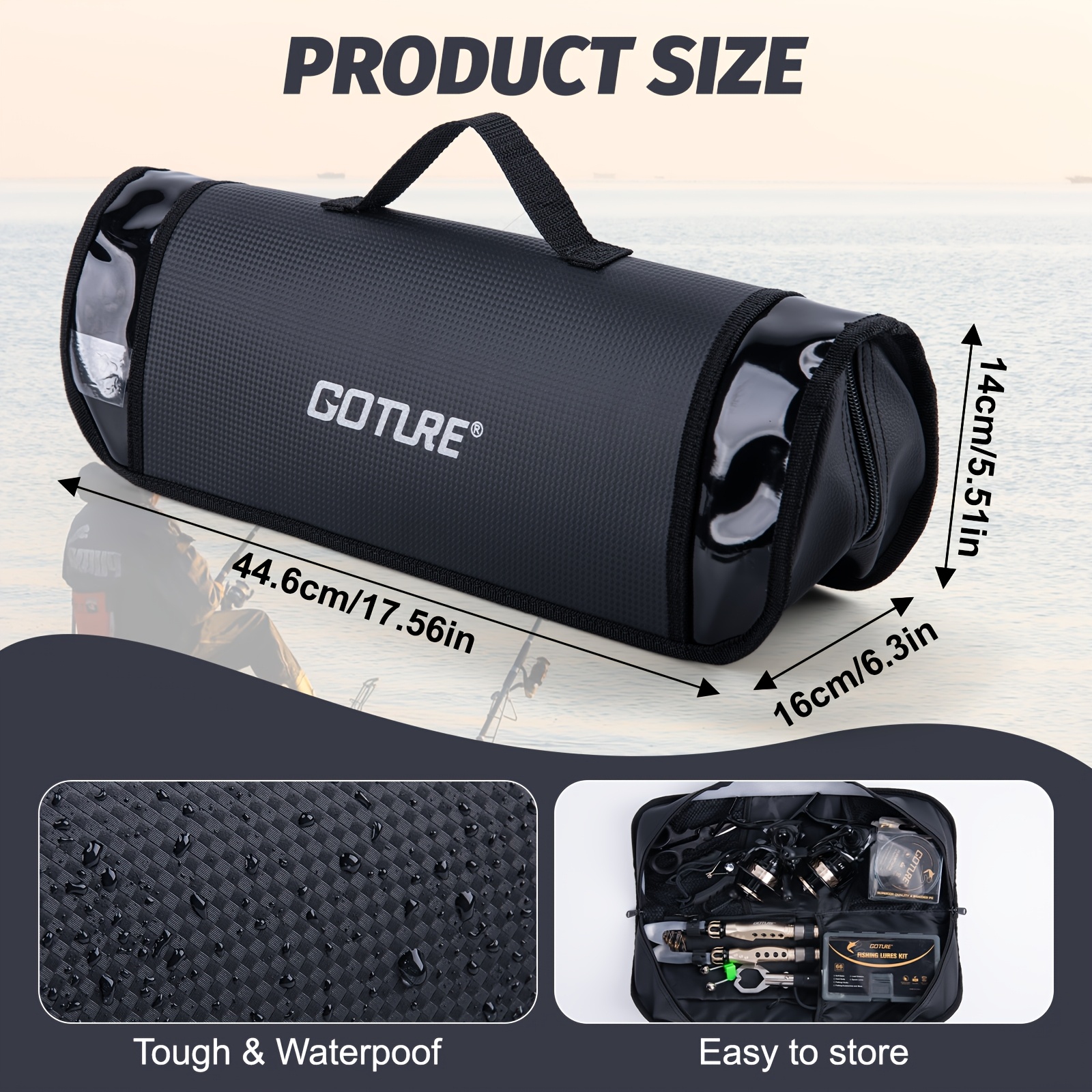 Goture Fishing Rod Storage Bag – Fish Finder Case recenzja i cena