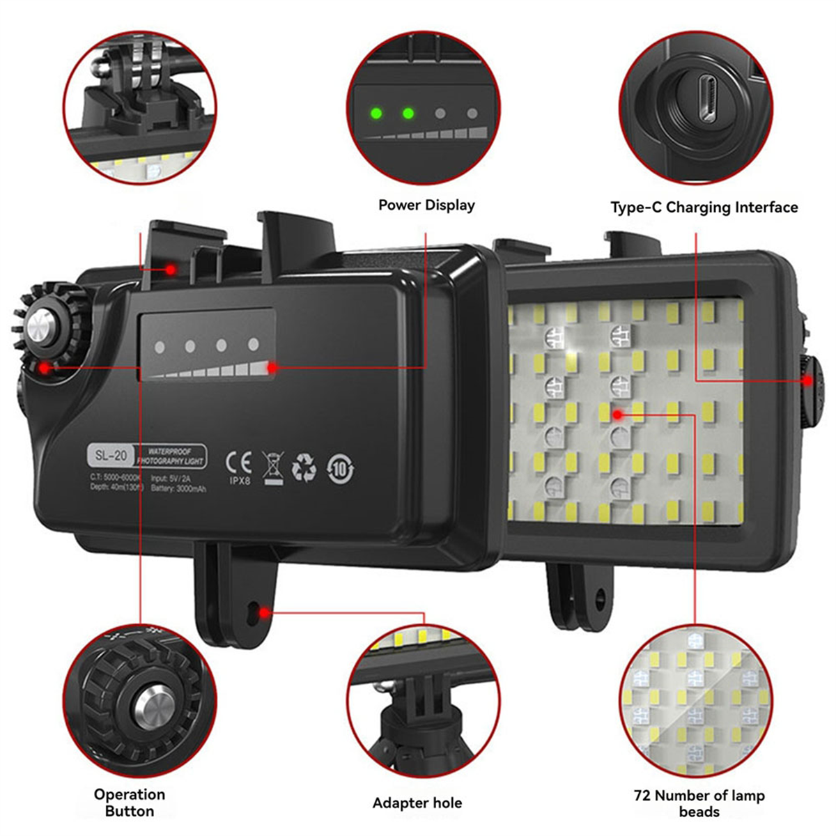 【Last-Chance!】LED Photographic – Underwater Camera recenzja i cena