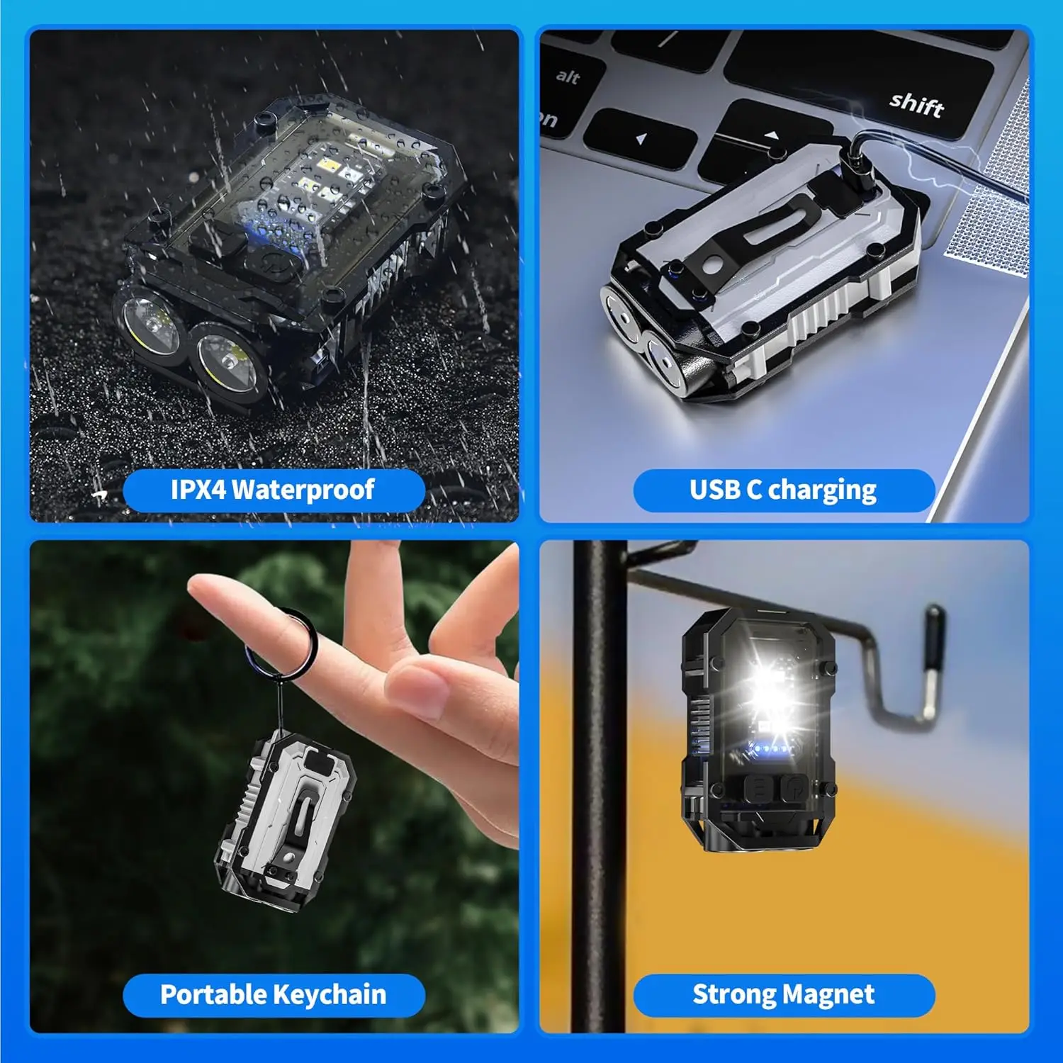 Mini COB Keychain Flashlight,C – Fishing Light recenzja i cena