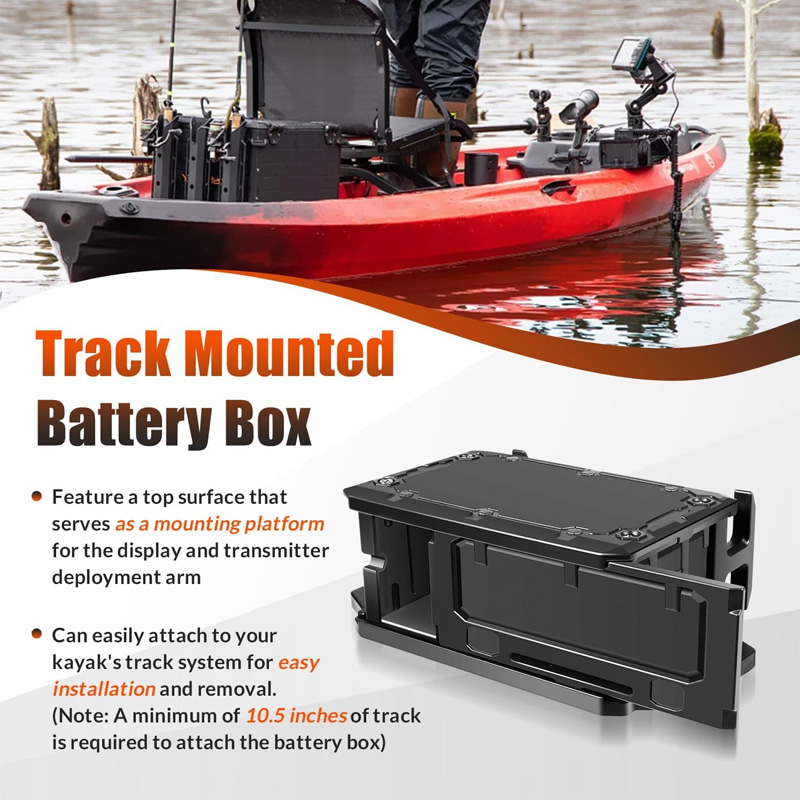 Track Mounted Battery Box for  – Fish Finder Battery recenzja i cena