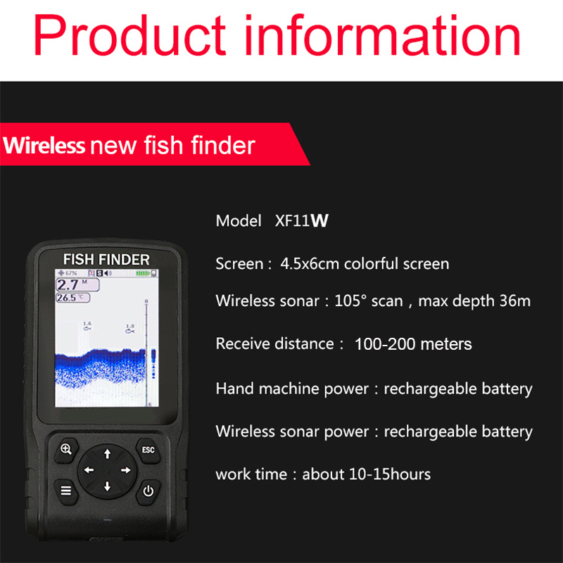 Portable Sonar Sensor Transduc – Fish Finder Cable recenzja i cena