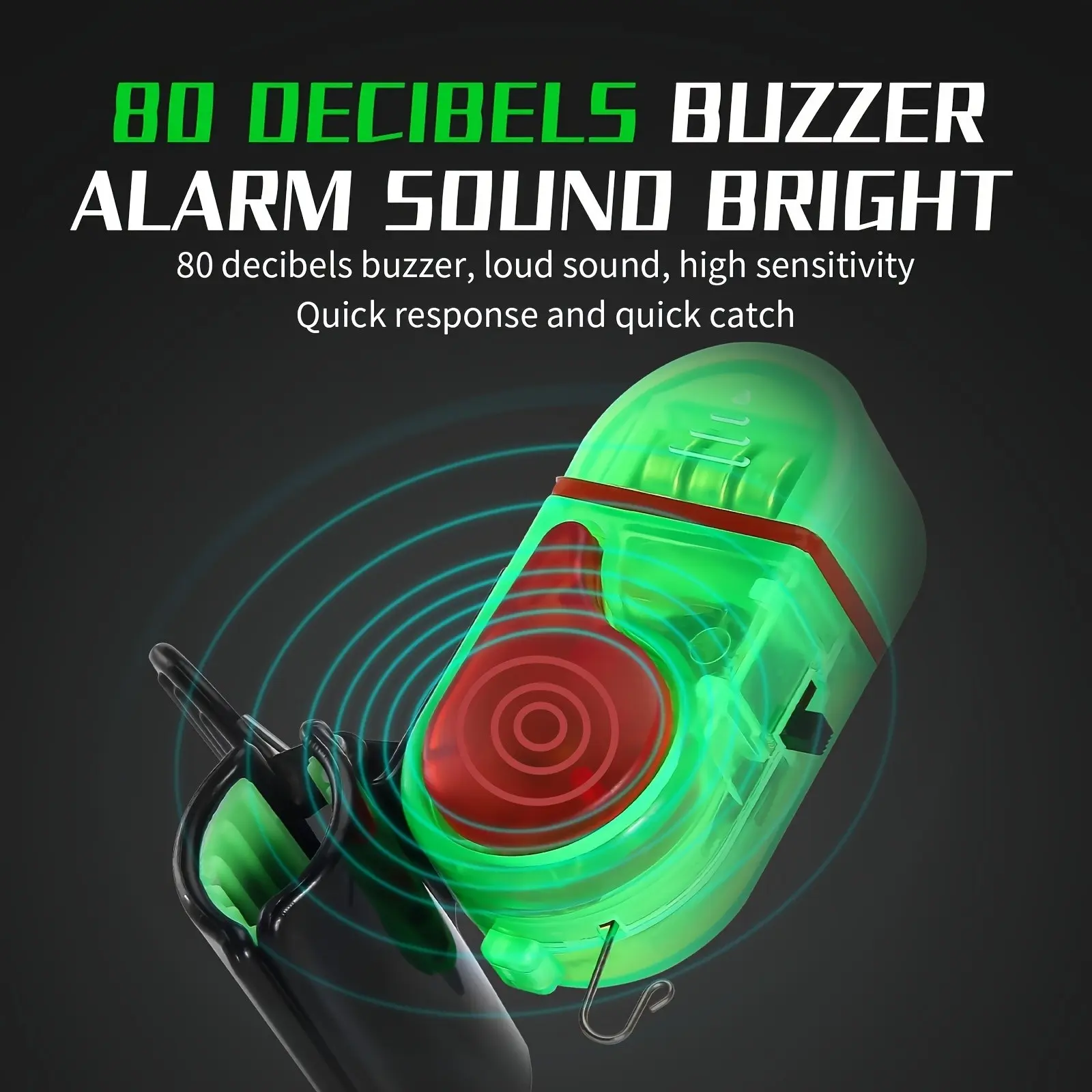2PCS LED Fishing Bite Alarm, 2 – Bite Alarm recenzja i cena
