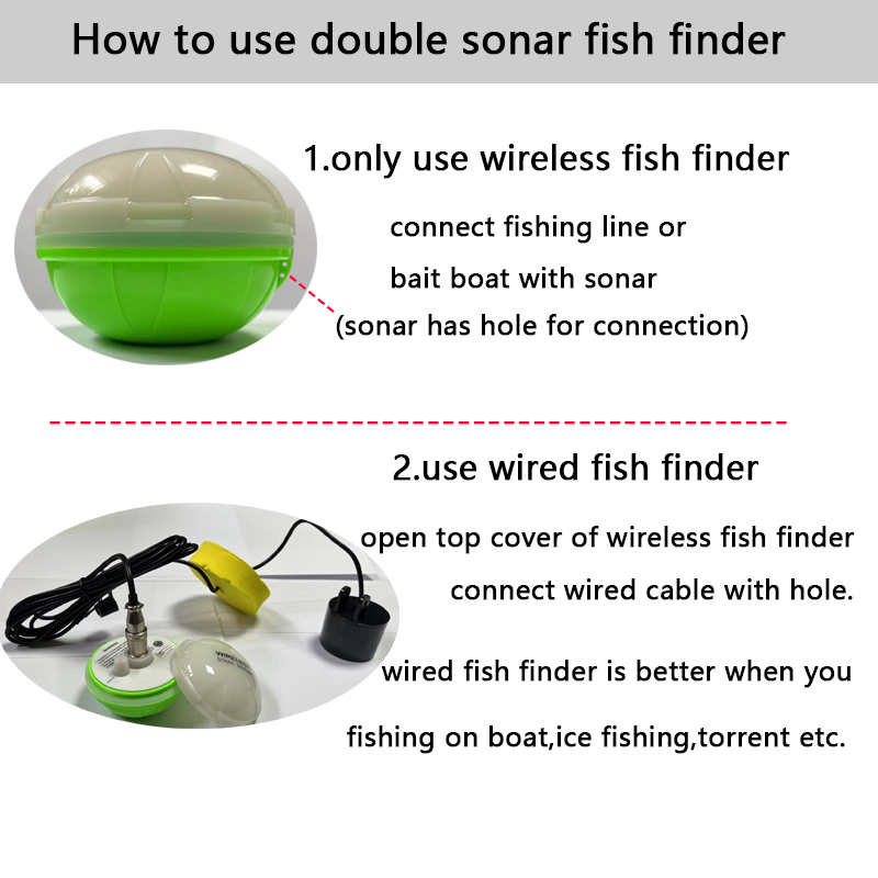 Portable Bluetooth Wireless So – Fishing Depth Finder recenzja i cena